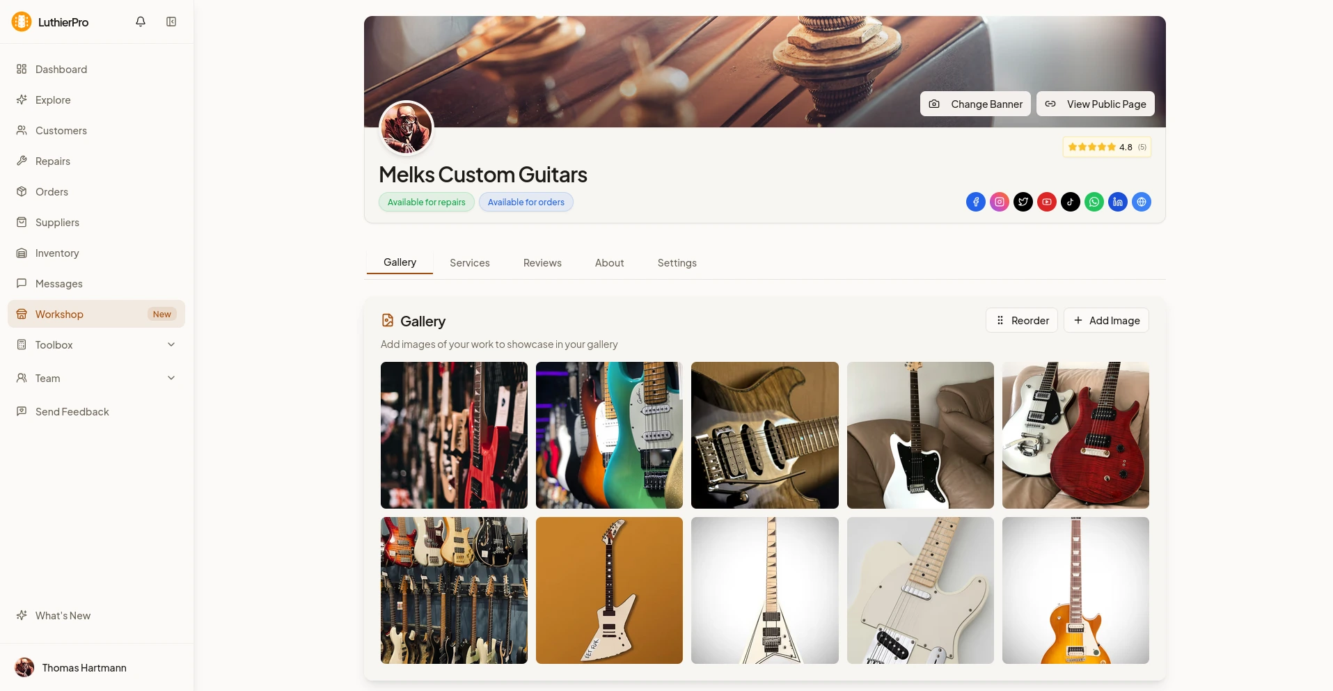Showcase your work to new clients
